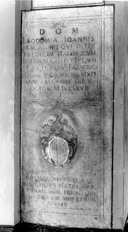 lapide - ambito romano (sec. XVI)